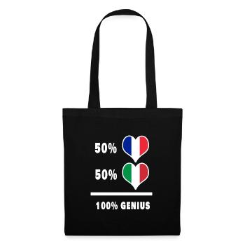 France and Italy 100% Ingenious / Gift - Tote Bag - black - Front