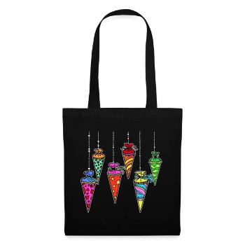 School bag sugar bag school start school start school start - Tote Bag - black - Front