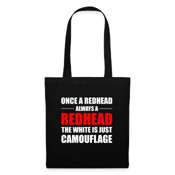 Redhead Hair Quote Funny Humour Saying - Tote Bag - black - Front