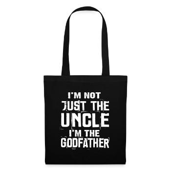 Papa papa oncle Best - Sac en tissu - noir - Devant