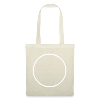 White Round Circle - Tote Bag - nature - Front