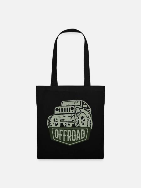 Offroad, Adventure, 4x4, SUV, 4X - Tote Bag - black