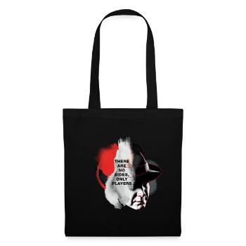 portrait « there are no sides, only players » - Sac en tissu - noir - Devant
