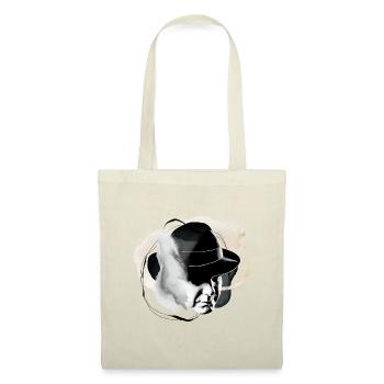 Gentleman Portrait Man with Fedora Hat - Tote Bag - nature - Front