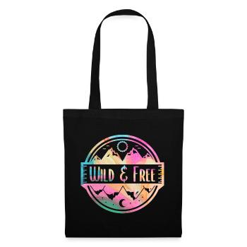 Wild and Free - Tote Bag - black - Front