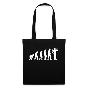 Evolution Gärtner - Stoffbeutel - Schwarz - Vorne