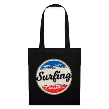 surf - Sac en tissu - noir - Devant