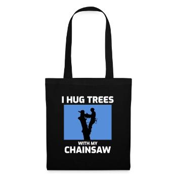 Arborist Tree Surgeon Climber Arboriculture Drôle - Sac en tissu - noir - Devant