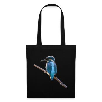 Eisvogel - Stoffbeutel - Schwarz - Vorne
