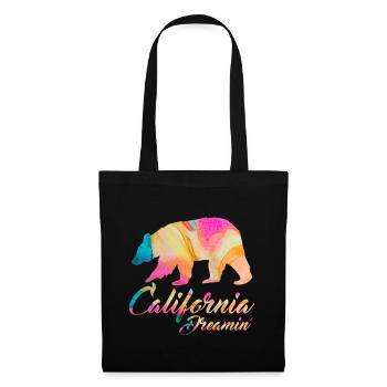 California dream rose - Tote Bag - black - Front