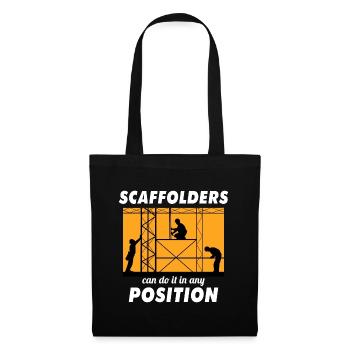 Plate-forme d’échafaudage constructeur d’échafaudage d’échafaudage d’échafaudage - Sac en tissu - noir - Devant