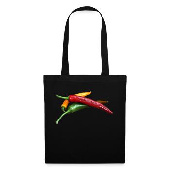 Traffic Light Chillis - Tote Bag - black - Front