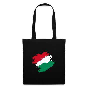 Hongrie - Sac en tissu - noir - Devant