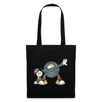 Dabbing boulet de petanque tenue pour boulet - Sac en tissu - noir - Devant