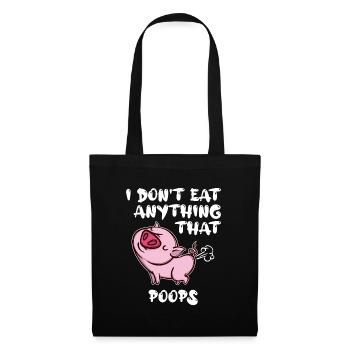 Statement Pig Vegan - Tote Bag - black - Front