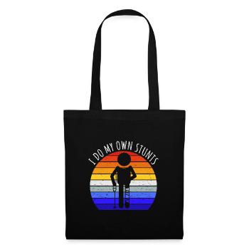 I Do My Own Stunts I - Tote Bag - black - Front