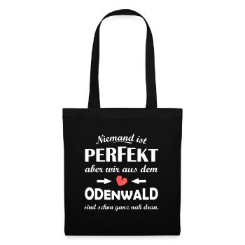 Odenwald - Stoffbeutel - Schwarz - Vorne