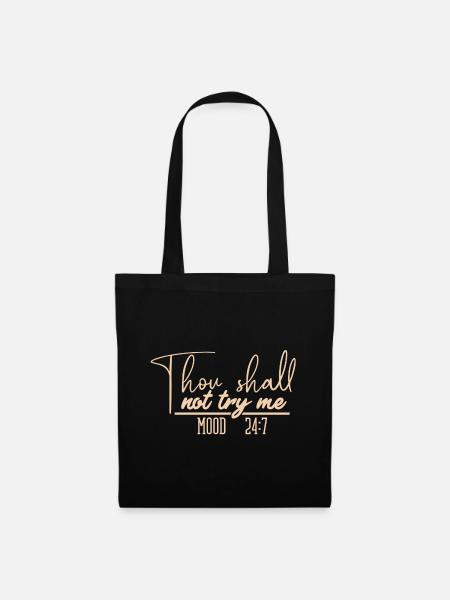 Funny Sarcastic Quote, funny, quotes, sarcastic, s - Tote Bag - black