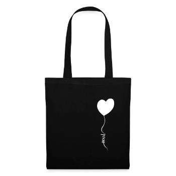 Heart - heart - Tote Bag - black - Front