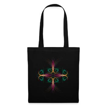très tendre croix flottante dynamique ornons - Sac en tissu - noir - Devant