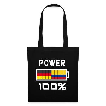 Germany and Colombia Power 100% - Tote Bag - black - Front