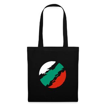 Drapeau de la Bulgarie - Sac en tissu - noir - Devant