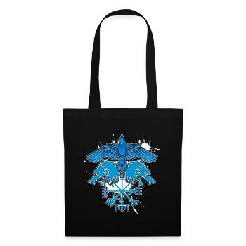 Dieu Odin viking - Sac en tissu - noir - Devant