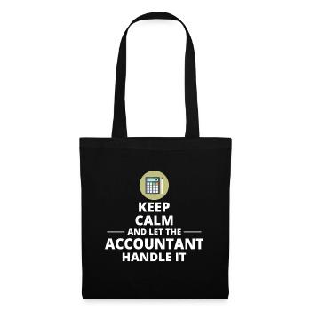 Accountant Accounting Cpa Funny Saying Gift - Tote Bag - black - Front