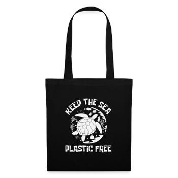 Keep The Sea Plastic Free Save Ocean - Tote Bag - black - Front