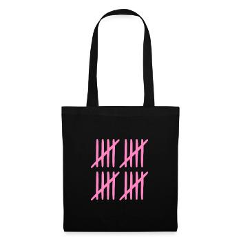 20th birthday tally sheet 20 years old - Tote Bag - black - Front
