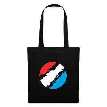 Luxembourg Couleurs drapeau drapeau - Sac en tissu - noir - Devant