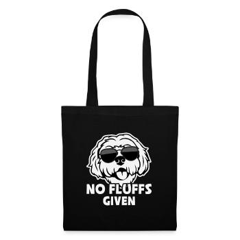 Goldendoodle Labradoodle No Fluffs Chien - Sac en tissu - noir - Devant