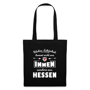 Hessen Schönheit - Stoffbeutel - Schwarz - Vorne
