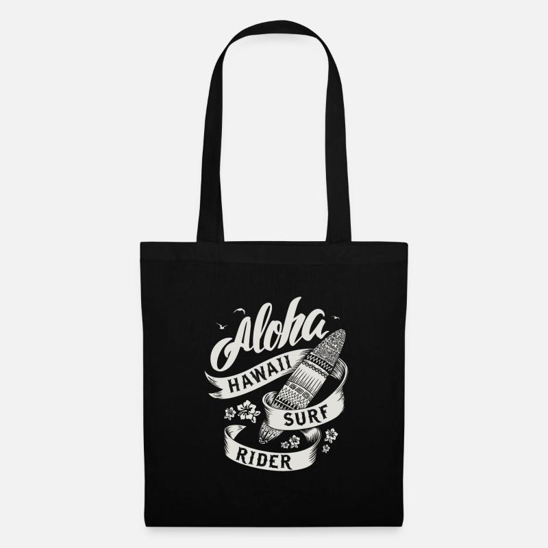 hawaii Surf Rider - Stoffbeutel - Schwarz