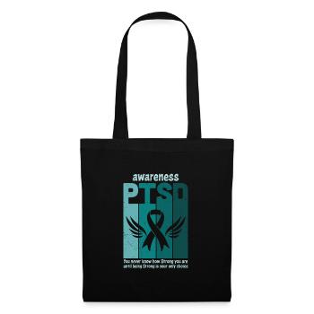 Ptsd You Never Know How Strong You Are - Tote Bag - black - Front