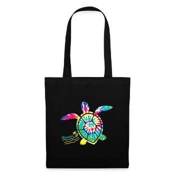 Hawaii Tie Dye Sea Turtle Turtle Lovers - Tote Bag - black - Front