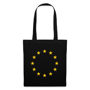 Europa - Stoffbeutel - Schwarz - Vorne