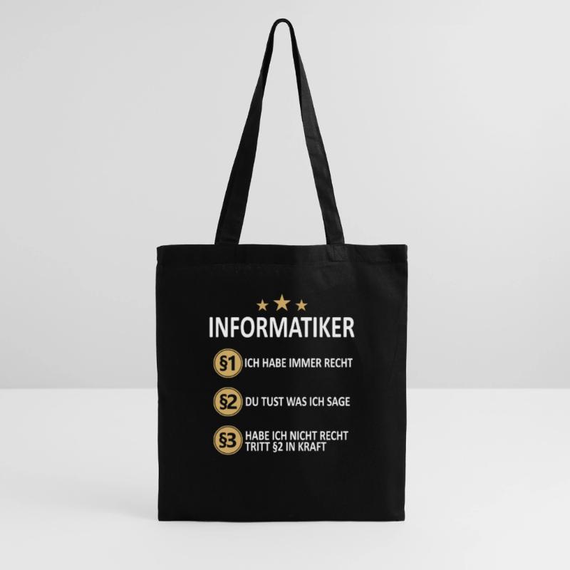 Informatiker Programmierer Informatik Spruch Stoffbeutel