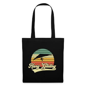 Hang Gliding Vintage Retro Plan de suspension - Sac en tissu - noir - Devant