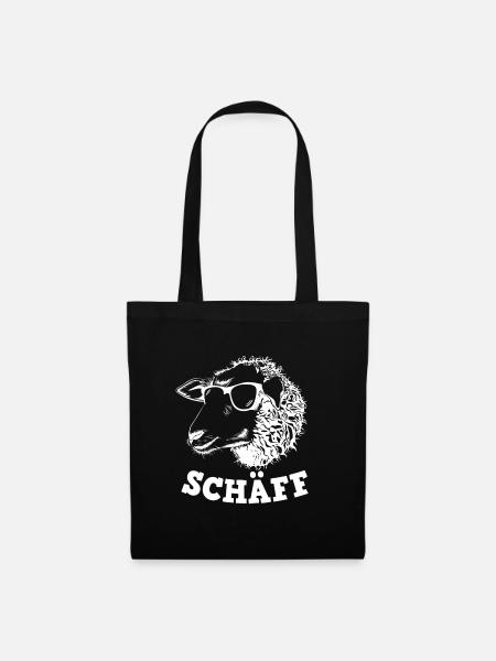 Schäff Chef Abteilungsleiter Schaf Boss - Stoffbeutel - Schwarz