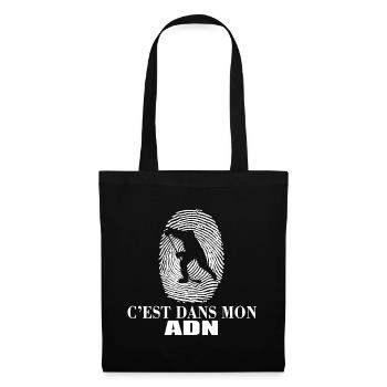 C'est dans mon ADN Hokey - Sac en tissu - noir - Devant