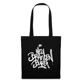 Neubrandenburg Graffiti Ultras T Shirt - Stoffbeutel - Schwarz - Vorne