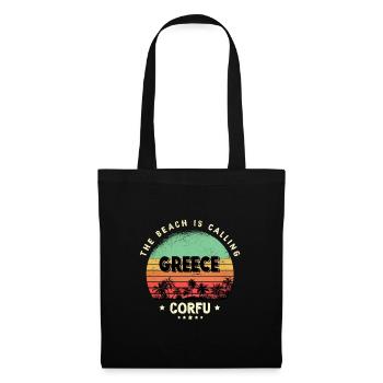 Corfu Greece Beach Vintage Thailand - Tote Bag - black - Front