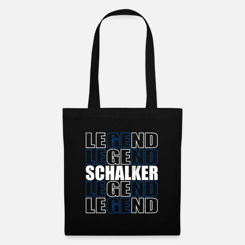 Schalker Legend | Gelsenkirchen Schalke Geschenk - Stoffbeutel - Schwarz