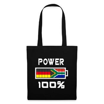 L’Allemagne et l’Afrique du Sud Power 100% - Sac en tissu - noir - Devant