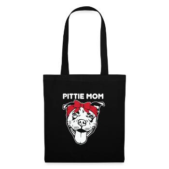 Pittie Mom Pitbull Dog Lovers - Tote Bag - black - Front