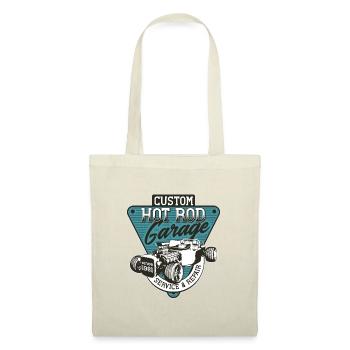 Hot Rod - Voitures de course classiques - sombre - Sac en tissu - nature - Devant