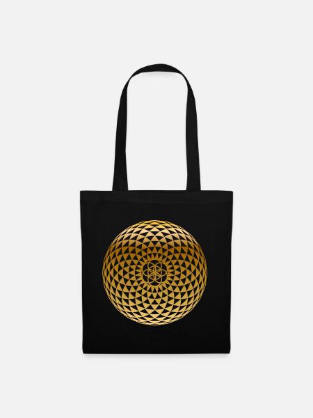 Torus Yantra - Stoffbeutel - Schwarz