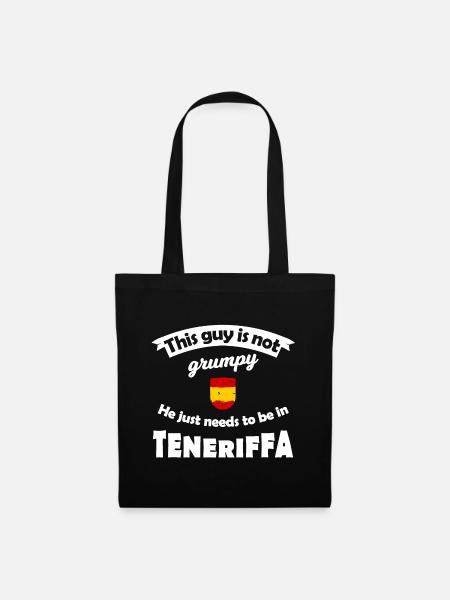 Teneriffa Fans - Stoffbeutel - Schwarz
