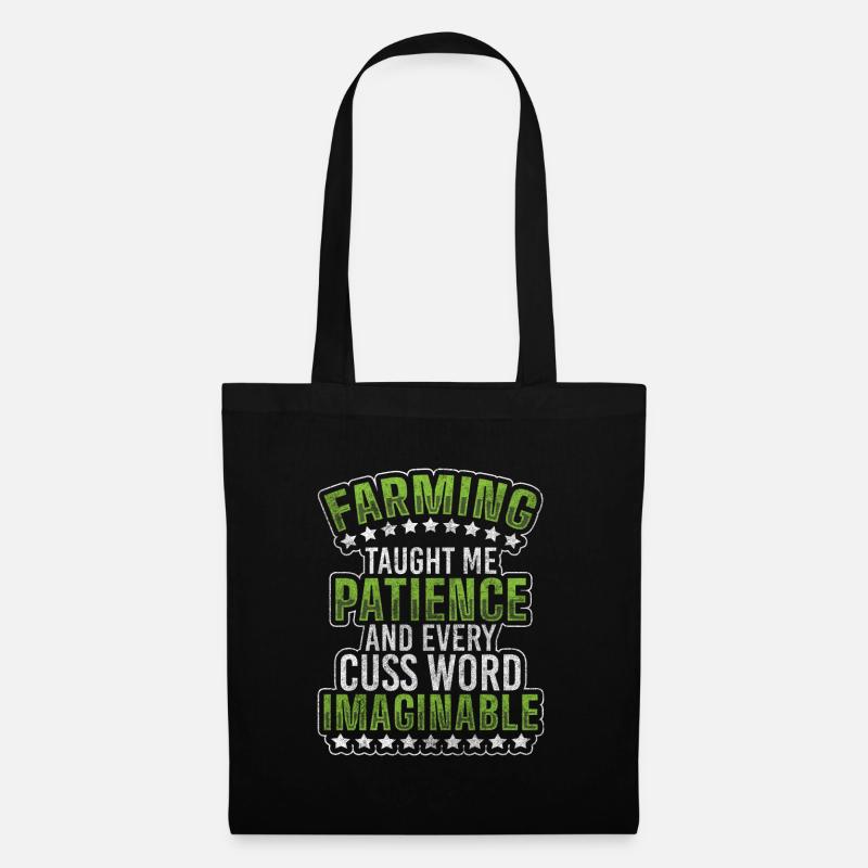 Farmer Cattle Cereals - Tote Bag - black
